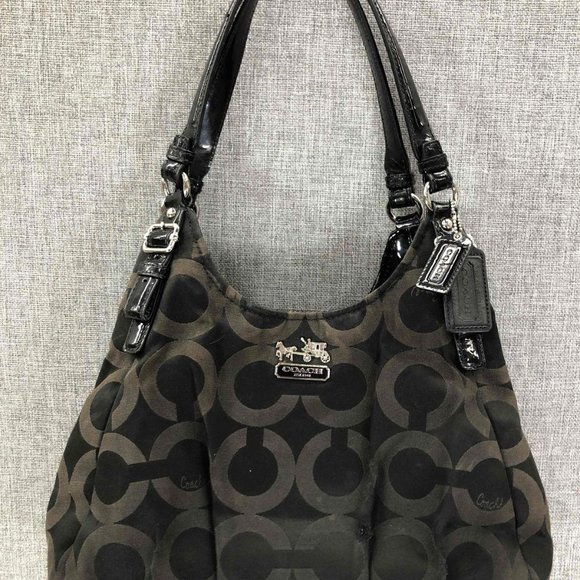 COACH Madison Optic Art Maggie G1120 17689 VINTAGE **REPLACEMENT STRAPS ONLY** - Picture 1 of 7